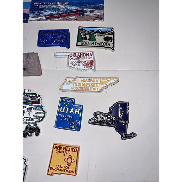 Lot Of 23‎ Collectible Souvenir Refrigerator Magnets~States-Cities-Few 3D - Picture 5 of 8